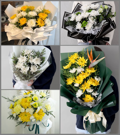 山西晋中左权县羊角乡磨沟村白事花束代送